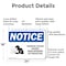 Signmission Chemical Splash Hazard Wear OSHA Notice Sign, Aluminum, 24in W x 18in L, 2PK OS-2PACK-NS-A-1824-L-10566 - alternate 7